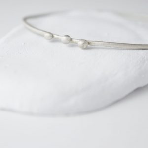 Sterling Silver Bracelet With Three Dots