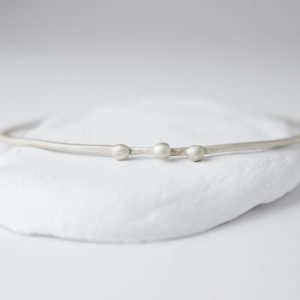 Sterling Silver Bracelet With Three Dots